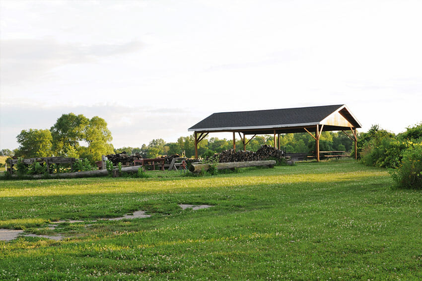 Outside space at Nature Center